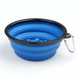 Unbranded Nouveau Pet Slow Food Bowl Dog Folding Bowl Outdoor Portable Anti-choking Dog Cat Water And Food Dual Purpose Basin -nourriture pour chien boutique 615130312 max