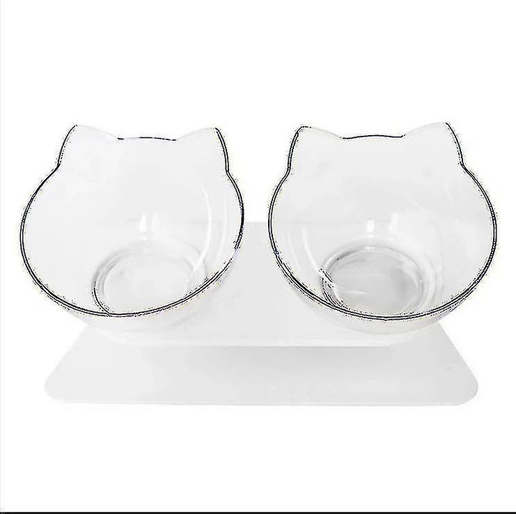Unbranded Double Bol De Nourriture Antidérapant Blanc Avec Support Cat Dog Water Bowl Détachable Pet Feeding Az1264 1 Unbranded Double Bol De Nourriture Antidérapant Blanc Avec Support Cat Dog Water Bowl Détachable Pet Feeding Az1264