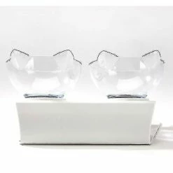 Unbranded Double Bol De Nourriture Antidérapant Blanc Avec Support Cat Dog Water Bowl Détachable Pet Feeding Az1264 3 Unbranded Double Bol De Nourriture Antidérapant Blanc Avec Support Cat Dog Water Bowl Détachable Pet Feeding Az1264 -nourriture pour chien boutique 615131518 max