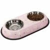 Dddd Bol Pour Chien Double Dog Cat Bowl Premium Bol En Acier Inoxydable Bol D’eau Et De Nourriture élevé