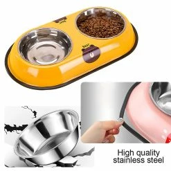 Dddd Bol Pour Chien Double Dog Cat Bowl Premium Bol En Acier Inoxydable Bol D’eau Et De Nourriture élevé -nourriture pour chien boutique 618735648 max
