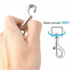 Unbranded 20pc Snap Hooks Pour Dog Leash Collar Linking, Heavy Duty Swivel Fermoir Eye Buckle Trigger Clip Pour P -nourriture pour chien boutique 620959839 max