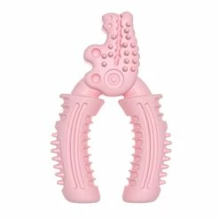 Unbranded Pet Molar Stick Pinces Shape Dog Chew Toy Puppy Teether Toy Teeth Cleaning