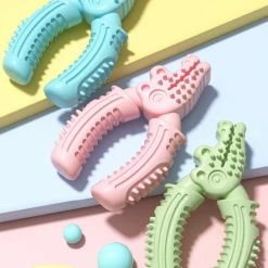 Unbranded Pet Molar Stick Pinces Shape Dog Chew Toy Puppy Teether Toy Teeth Cleaning -nourriture pour chien boutique 621049512 max