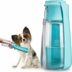 Unbranded Bouteille D’eau étanche Pour Chien à Refoulement 550ml Dog Cat Travel Water Bowl Outdoor Gift