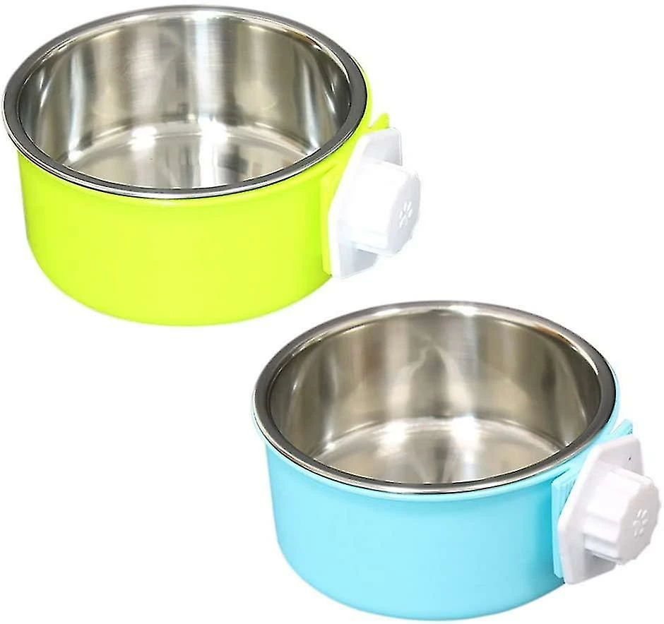 Unbranded Pet Crate Bowls 2 Pack Dog Cage Hanging Bowls Amovible Double Feeding Bowls 1 Unbranded Pet Crate Bowls 2 Pack Dog Cage Hanging Bowls Amovible Double Feeding Bowls