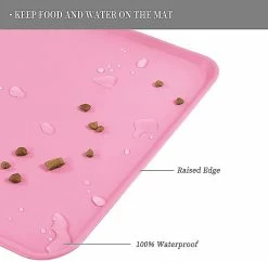 Unbranded Silicone Dog Cat Bowl Mat Anti-stick Food Pad Coussin D’eau Imperméable à L’eau (61 X 41 -nourriture pour chien boutique 625029868 max