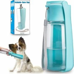 Unbranded Bouteille D’eau étanche Pour Chien à Refoulement 550ml Dog Cat Travel Water Bowl Outdoor Gift -nourriture pour chien boutique 625030240 max
