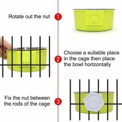 Unbranded Pet Crate Bowls 2 Pack Dog Cage Hanging Bowls Amovible Double Feeding Bowls 9 Unbranded Pet Crate Bowls 2 Pack Dog Cage Hanging Bowls Amovible Double Feeding Bowls -nourriture pour chien boutique 625030437 max