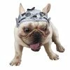 Unbranded Dog Puppy Retro Pilot Black Cap Avec Trous D’oreille Chapeau Réglable Pet Party Supplies Qinhai