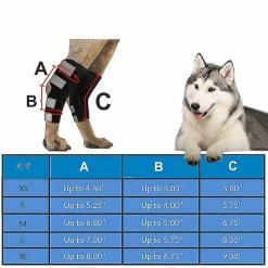 Unbranded Mimigo Dog Rear Leg Brace Version Longue Jarret Canin Enveloppe Avec Sangles Réfléchissantes De Sécurité Pour La Protection Contre Les Blessures Et Les Entorses, La Cicatrisation Des Plaies Et La Perte De Sta -nourriture pour chien boutique 636906550 max