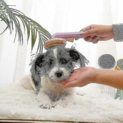 Nufasion Pet Dog Cat Hair Brush Shedding Trimmer Grooming Cleaning Comb - -nourriture pour chien boutique 637508083 max