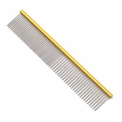 Unbranded 2 Pcs Metal Pet Comb, Stainless Steel Dog And Cat Comb, Rust Resistant Comb, Grooming Tools For Dogs