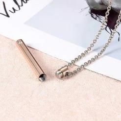 Unbranded Cylindre Pet Cremation Urns Collier Acier Inoxydable Cat Dog Ash Memorial Container Holder -nourriture pour chien boutique 640091996 max