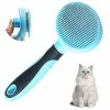 Unbranded Cat Brush Soft Dog Grooming Tool Supprime Le Sous-poil Lâche Autonettoyant