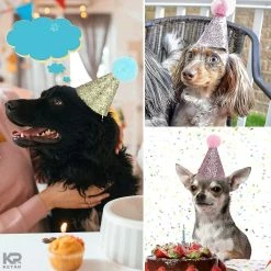Unbranded Pet Birthday Hat Kitten Christmas Hat Party Pet Hat Dog Hat - 2 Pièces -nourriture pour chien boutique 642451256 max