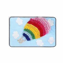 Unbrandded Dog Sniffing Feeding Mat Pet Snuffle Mat Dog Training Pad Pet Nose Work Blanket Bottom Equipment