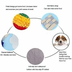 Unbrandded Dog Sniffing Feeding Mat Pet Snuffle Mat Dog Training Pad Pet Nose Work Blanket Bottom Equipment -nourriture pour chien boutique 642483515 max