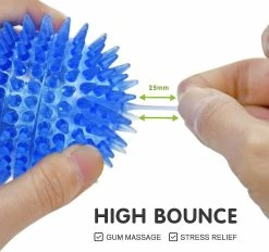 Unbranded Fetch Balls Compatible Avec Les Chiens Caoutchouc Couleurs Vives Tpr Puppy Toys Dog Toy Balls (Set De 6, Multi) -nourriture pour chien boutique 642571755 max