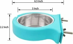 Unbranded Crate Dog Bowl, Amovible En Acier Inoxydable Dog Bowl Suspendu Pet Cage Bowl Coop Cup Grand Bol De Nourriture D’eau Pour Chiens Chats Lapins Taille Petit -nourriture pour chien boutique 642783943 max