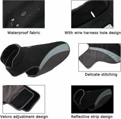 Unbranded Manteau De Chien Réfléchissant Manteaux D’hiver Pour Chiens Gilet Big Dog Résistant Au Froid Chaud Veste De Chien Vêtements De Sécurité -nourriture pour chien boutique 643395046 max 1