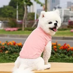 Unbranded Dog Vest T-shirt, Chemise à Capuche Puppy Vest Shirt Vêtements Pour Petits Chiens Moyens Chats Peluche Chihuahua -nourriture pour chien boutique 643397273 max