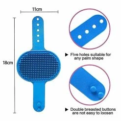 Dxn Pet Dog Cat Bathing Peigne Épilation Toilettage Message Brosse Caoutchouc -nourriture pour chien boutique 643434915 max
