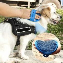 Dxn Pet Dog Cat Bathing Peigne Épilation Toilettage Message Brosse Caoutchouc -nourriture pour chien boutique 643435020 max