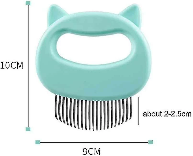 Unbranded Pet Cat Dog Massage Shell Peigne Peigne De Peigne De Chat Brosse De Nettoyage Convient Pour Le Toilettage Des Soins Des Poils D’animaux De Compagnie à La Brosse D’épilation Lâche Brosse Pour Animaux De Compagnie (vert)1pcs 2 Unbranded Pet Cat Dog Massage Shell Peigne Peigne De Peigne De Chat Brosse De Nettoyage Convient Pour Le Toilettage Des Soins Des Poils D’animaux De Compagnie à La Brosse D’épilation Lâche Brosse Pour Animaux De Compagnie (vert)1pcs – Image 2