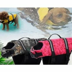 Dxn Dog Life Vest Summer Printed Pet Life Jacket Dog Safety Clothes Dogs Swimwear Pets Safety Swimming Suit Ns2 -nourriture pour chien boutique 646575127 max