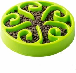 Unbranded Shxx Slow Feeder Dog Bowl, Pet Slow Feeding Plate, Maze Interactive Dog Puzzle, Fun Feeder Expansion Stop Slow Bowl, Non Toxique Et Anti-suffocation, -nourriture pour chien boutique 647288094 max