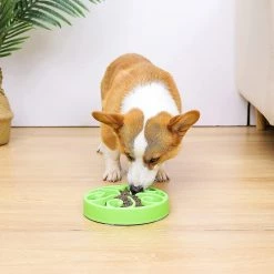 Unbranded Shxx Slow Feeder Dog Bowl, Pet Slow Feeding Plate, Maze Interactive Dog Puzzle, Fun Feeder Expansion Stop Slow Bowl, Non Toxique Et Anti-suffocation, -nourriture pour chien boutique 647288098 max
