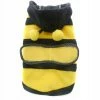 Unbranded Bee Puppy Coat Apparel Dog Cat Hoodies Sweat-shirt Apparel
