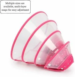 Unbranded Pet Cone Recovery Dog Cone Réglable Collier Pour Chien Collier Rembourré Clair Avec Respirant -nourriture pour chien boutique 651322376 max