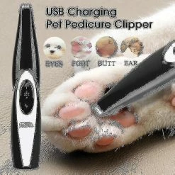Unbranded Tondeuses Pour Chiens Professionnel Pet Foot Hair Trimmer Dog Growth Scissors Usb Rechargeable Butt Ear Eye Hair Clipper