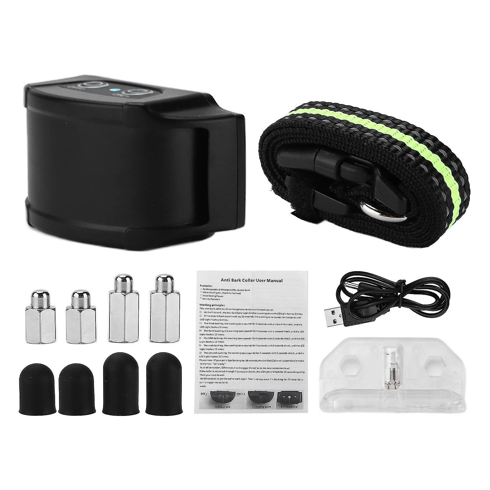 Gegong Dog Training Collar Barking Proof Waterproof Electronic Training Collar For Large Medium Small Dogs 2 Gegong Dog Training Collar Barking Proof Waterproof Electronic Training Collar For Large Medium Small Dogs â Image 2