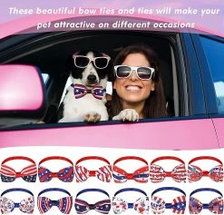 Scout 12 Pièces Pet Dog Neckties Réglable Patriotic Dog Pet Neckties Flag Cat Tie For Dogs Puppy -nourriture pour chien boutique 655357437 max