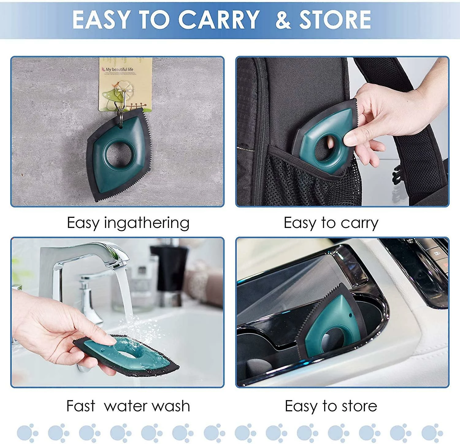 Unbranded Mini Pet Hair Remover Brush Pet Hair Detailer Dog Hair Remover Cat Hair Remover, Professional Hair Remover Brush 3 Unbranded Mini Pet Hair Remover Brush Pet Hair Detailer Dog Hair Remover Cat Hair Remover, Professional Hair Remover Brush – Image 3