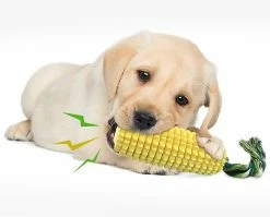Wjiaer Jouets à Mâcher Pour Chiens Agressifs, Indestructible Tough Durable Squeaky Interactive Dog Toys, Puppy Teeth Chew Corn Stick Toy For Small Meduium Lar -nourriture pour chien boutique 656131657 max