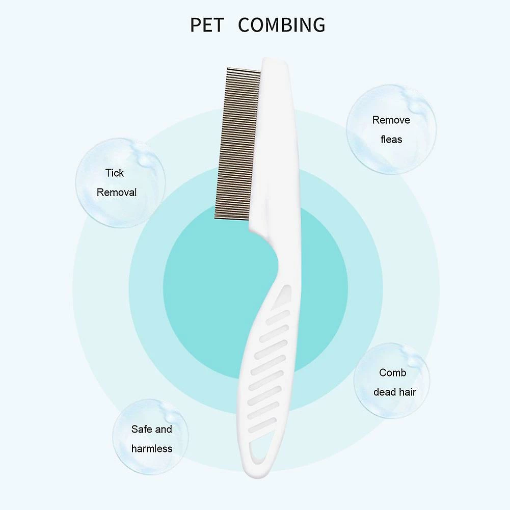 Unbranded 2 Pcs Pet Animal Care Protect Flea Comb Pour Cat Dog Pet Stainless Steel Comfort Flea Hair Comb Cat Chip Comb Pet Dog Cat Brush 3 Unbranded 2 Pcs Pet Animal Care Protect Flea Comb Pour Cat Dog Pet Stainless Steel Comfort Flea Hair Comb Cat Chip Comb Pet Dog Cat Brush – Image 3