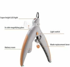Unbranded Led Light Anti-blood Position Manucure Supplies Cat Dog Nail Clippers Pet Claw Scissors Animal Grooming Outils De Nettoyage Livraison Gratuite -nourriture pour chien boutique 656333490 max