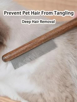 Unbranded Pet Flea Comb Cat Dog Comb Pour Les Puces Tiques Outils D’élimination Brosse De Toilettage En Acier Inoxydable Pour Les Produits D’animaux De Compagnie à Poils Longs Et Courts -nourriture pour chien boutique 656338368 max