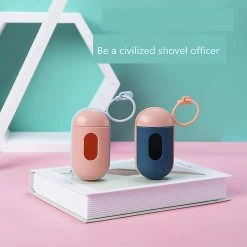 Unbranded 5 Pcs Pet Trash Bag Distributeur Dog Poop Bags Animaux De Compagnie Déchets Sacs à Ordures Plastique Sac à Ordures Cat Distributeur Portable Extérieur Pet Trash Box -nourriture pour chien boutique 656338422 max