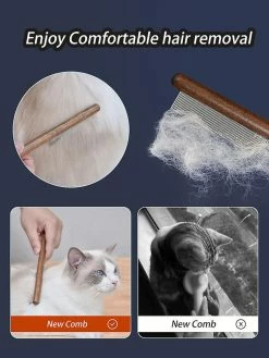 Unbranded Pet Flea Comb Cat Dog Comb Pour Les Puces Tiques Outils D’élimination Brosse De Toilettage En Acier Inoxydable Pour Les Produits D’animaux De Compagnie à Poils Longs Et Courts -nourriture pour chien boutique 656338461 max