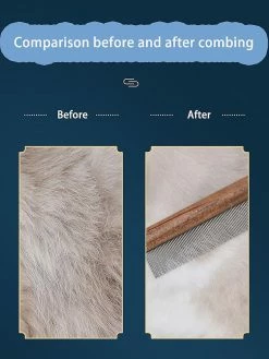 Unbranded Pet Flea Comb Cat Dog Comb Pour Les Puces Tiques Outils D’élimination Brosse De Toilettage En Acier Inoxydable Pour Les Produits D’animaux De Compagnie à Poils Longs Et Courts -nourriture pour chien boutique 656338585 max