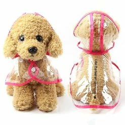 Jccc Pet Jacket Dog Transparent Imperméable Manteau Imperméable Adjuastable Pour Petits Moyens Grands Chiens à Capuche Coupe-vent Design Maison -nourriture pour chien boutique 659143047 max