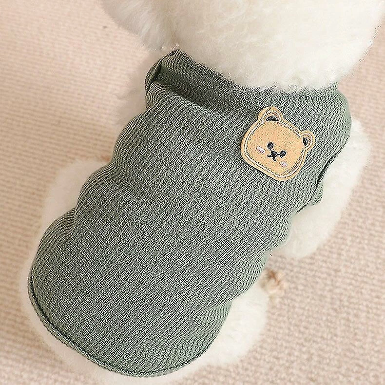 Jccc Xl;yollow Bear Vest Pet Dog Vêtements Cat T-shirt Solid Vêtements Chiens Mince Petit Mode Chihuahua Été Respirant Fille Carlin Pet Vest York 5 Jccc Xl;yollow Bear Vest Pet Dog Vêtements Cat T-shirt Solid Vêtements Chiens Mince Petit Mode Chihuahua Été Respirant Fille Carlin Pet Vest York – Image 5