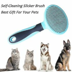 Jccc Cat Brush Soft Dog Grooming Tool Supprime Le Sous-poil Lâche Autonettoyant -nourriture pour chien boutique 659163669 max