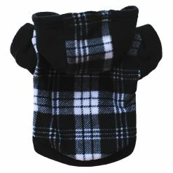 Jccc L;style 3 Dog Hoodie Dog Sweaters Avec Chapeau, Classic Plaid Dog Pet Clothes Sweaters Puppy Pullover Pet Winter Clothes Pour Petits Et Moyens Chiens Chats