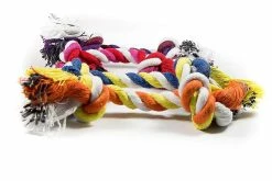 Unbranded 4 Pcs Dog Rope Toys Pour Chiots S Chiens, Jouets De Dentition, Nœuds Dog Toy Pour Nouvel Animal De Compagnie (om) -nourriture pour chien boutique 660100618 max